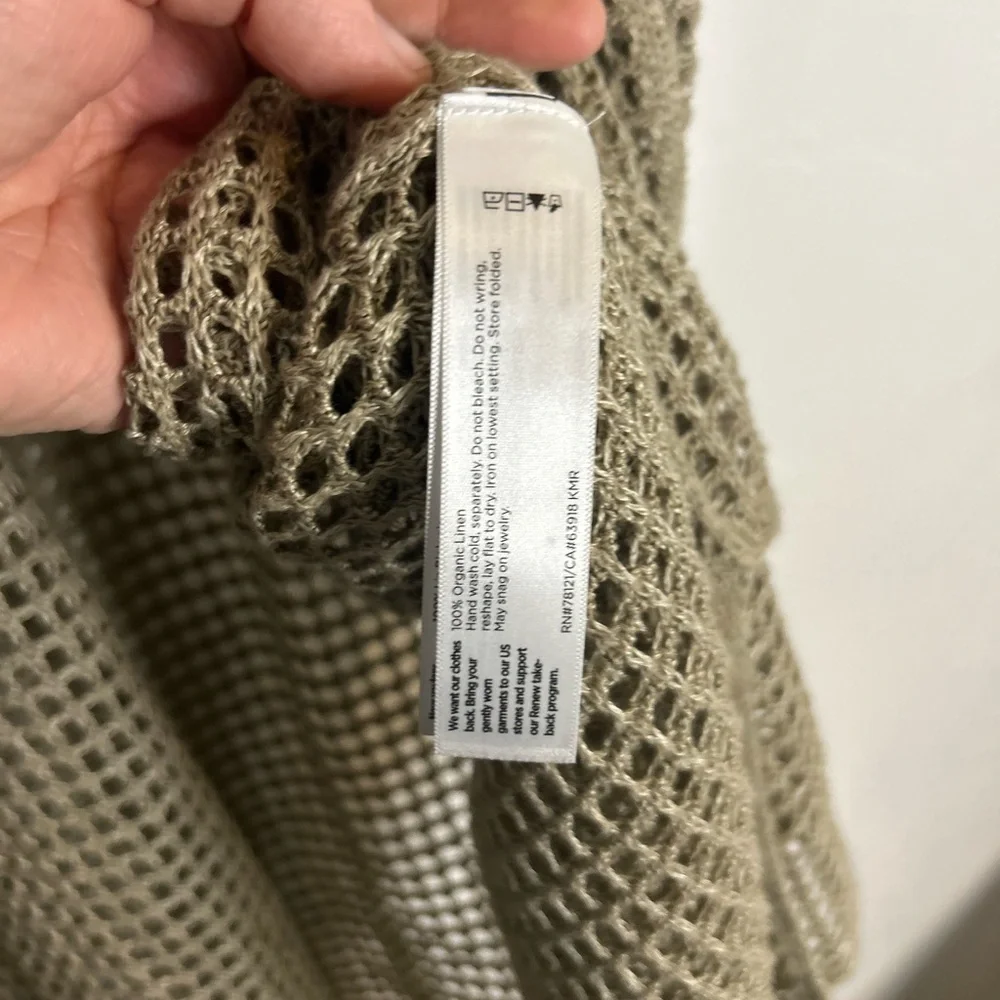 Eileen Fisher Open Stitch cardigan